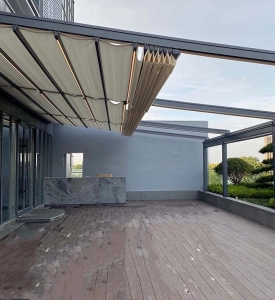 Mái bạt xếp tự động là gì