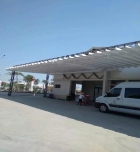 Mái xếp bạt tự động 02