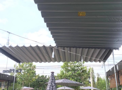 Thi công mái che quán Cafe tại Trảng Bom