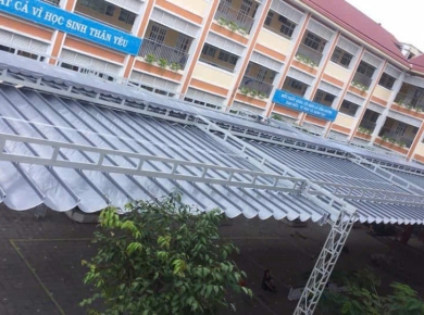 CÔNG TRÌNH MÁI CHE NHÀ XƯỞNG 7