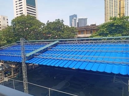 Một Số Ưu Điểm Của Mái Bạt Xếp Tự Động
